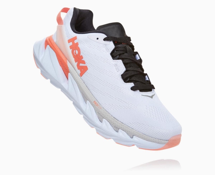 Hoka Treningssko Salg - HOKA ONE ONE Elevon 2 Dame Hvite [NO-73OFVM]